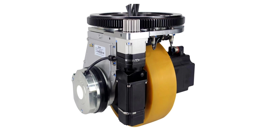 Rueda motriz horizontal