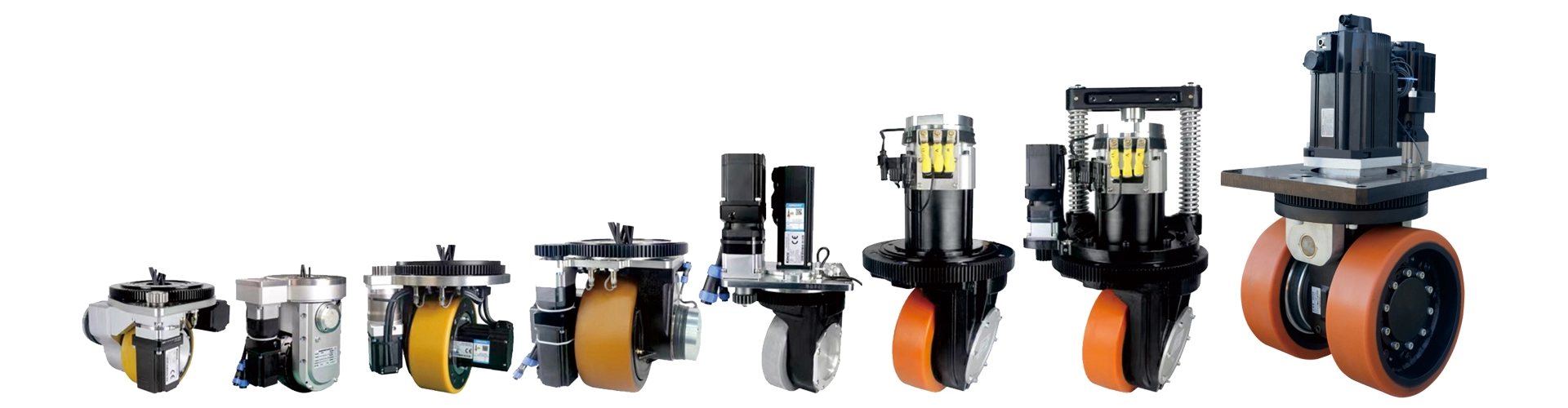 Rueda motriz horizontal